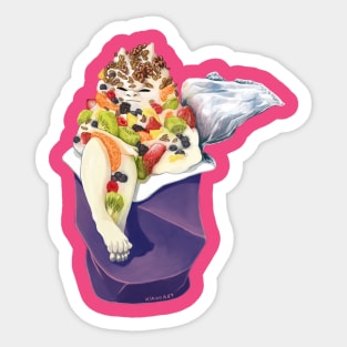 Yogurt Yeti Sticker